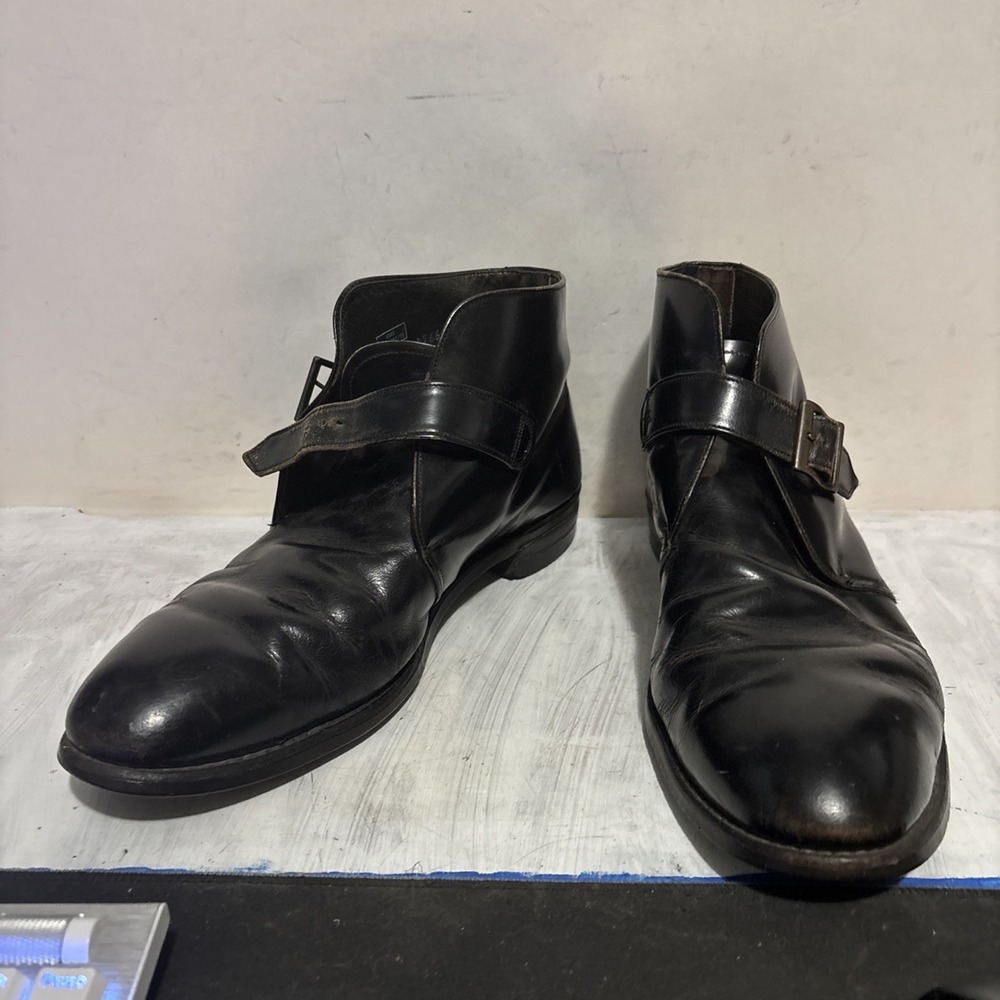 Boot And Shoe Union Classic Safety Boot Buckle Black 9 1/2E Work Boots